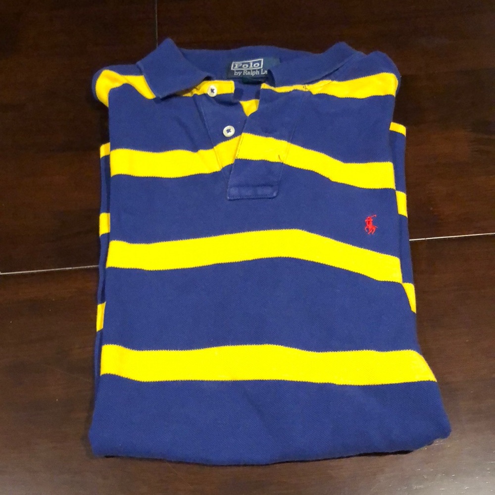 Blue and yellow Polo by Ralph Lauren